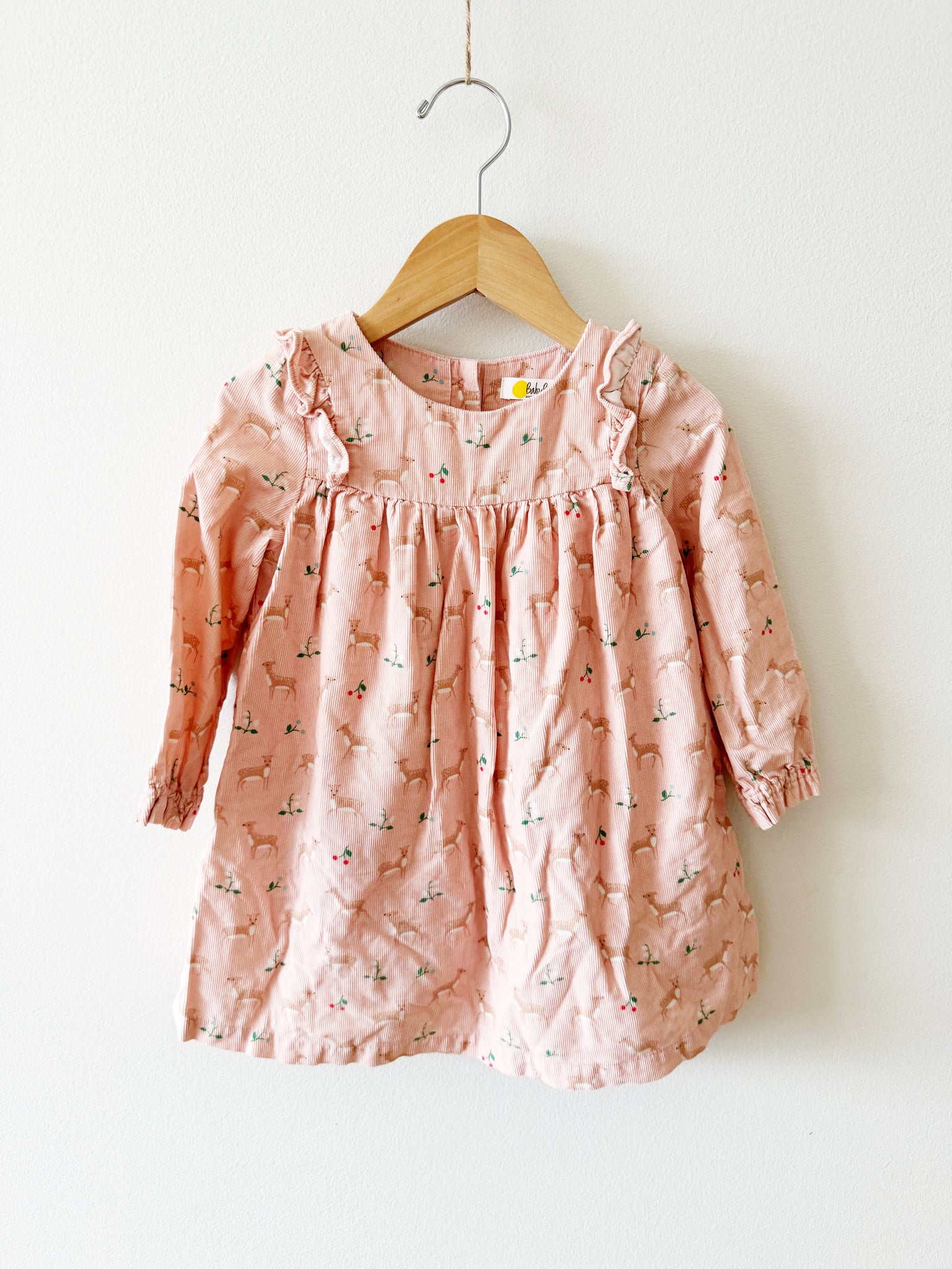 Mini Boden Thin Wale Corduroy Dress • 12-18 months