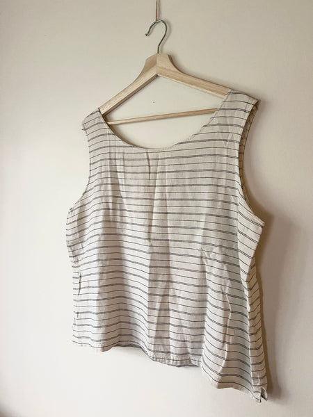 Concious Clothing Striped Tank Top • Adult Large