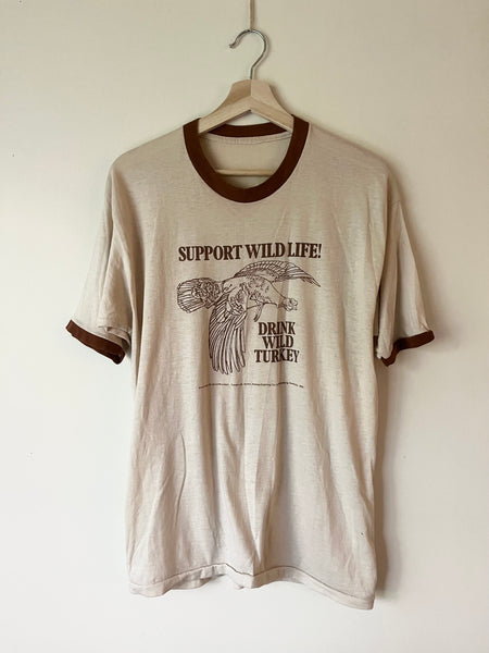 Vintage Wild Turkey T-Shirt • Adult Large