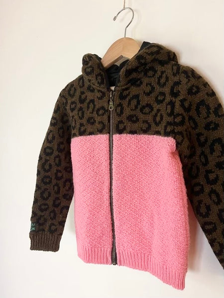 NEW Steinum Kids "Leo" Wool Hoodie • 5-6 years