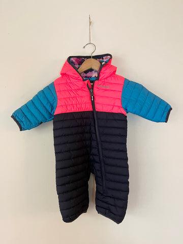 Columbia Colourblock Reversible Bunting Suit • 3-6 months