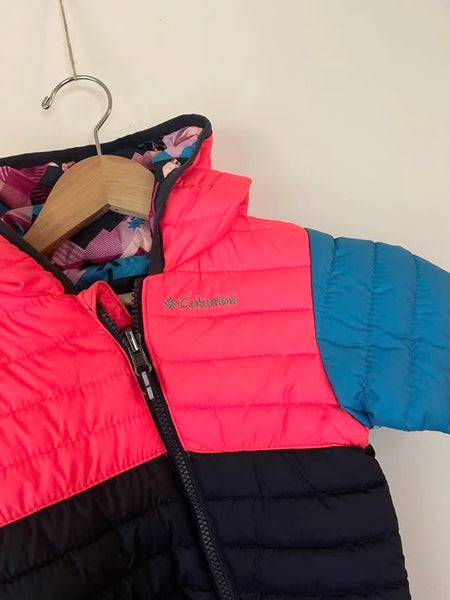 Columbia Colourblock Reversible Bunting Suit • 3-6 months