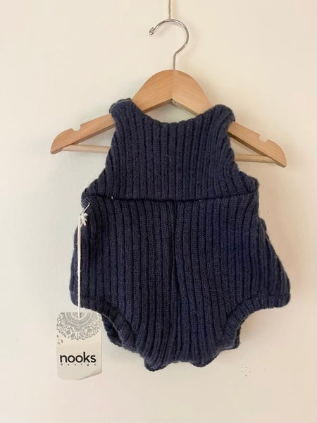 NEW Nooks Wool Ribbed Romper • 6-18 months
