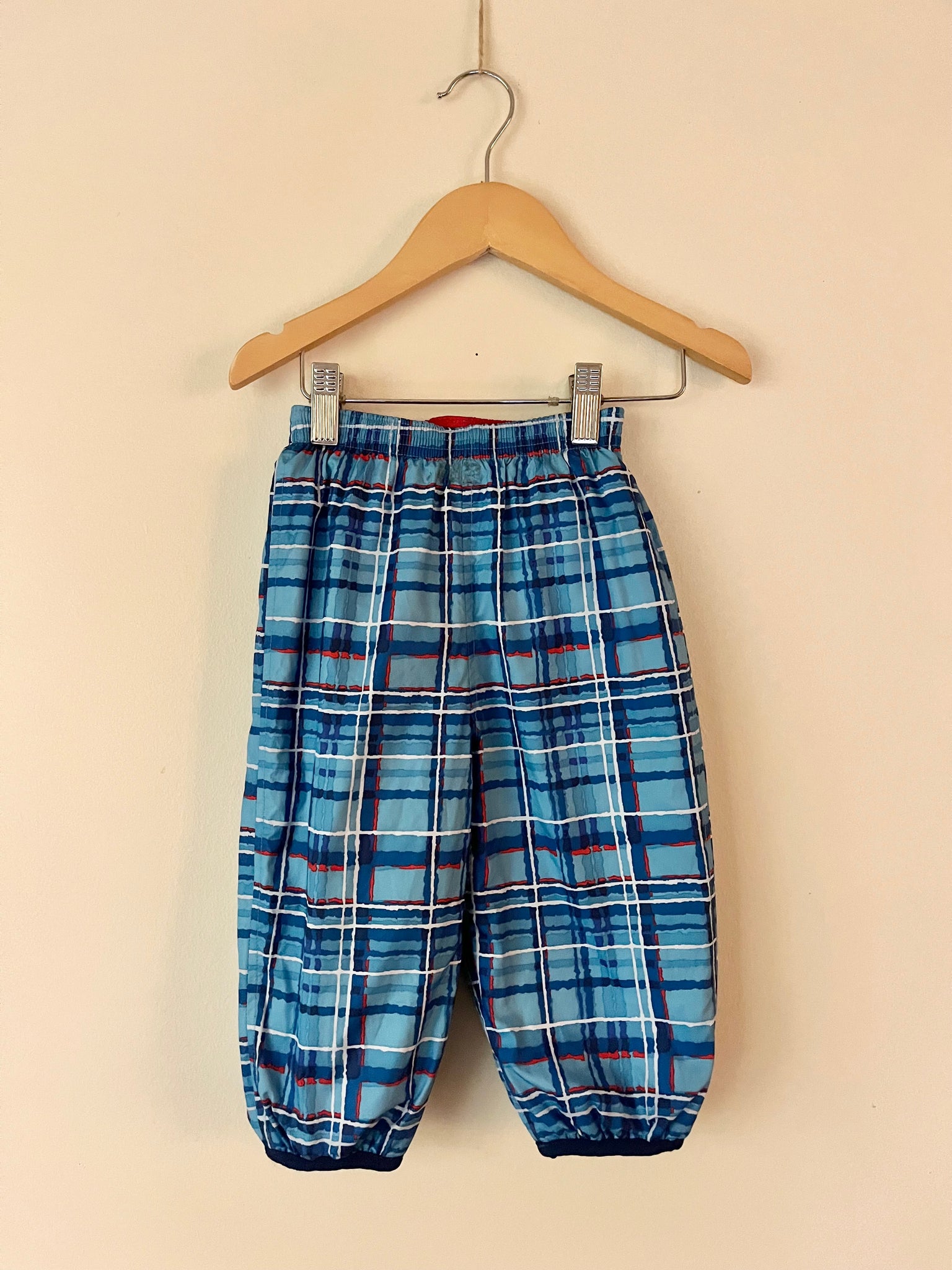Patagonia Plaid Reversible Snow Pants • 12-18 months