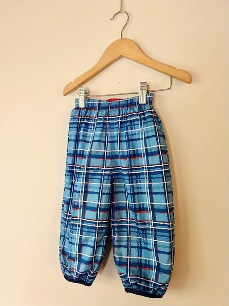 Patagonia Plaid Reversible Snow Pants • 12-18 months
