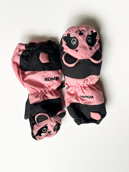 Kombi Pink Mittens • 2-3 years (small)