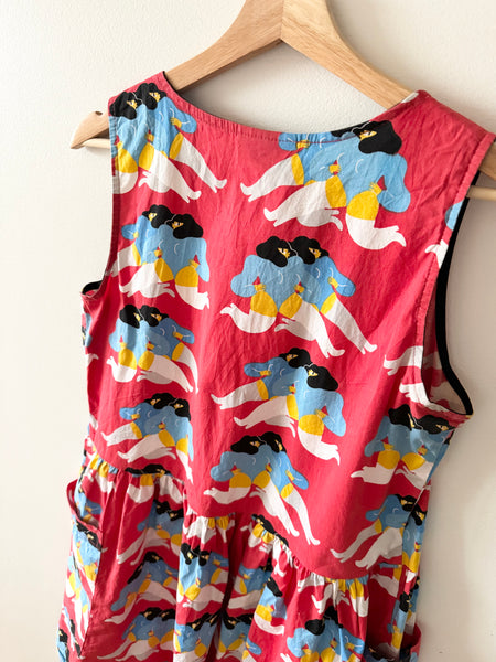 Nooworks Big Pocket Red Dress • Adult 6-8 (Medium)