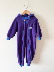 Vintage MEC Purple Fleece Romper • 2-3 years