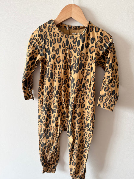 Mini Rodini Long Sleeve Leopard Romper • 9-18 months (80-86cm)