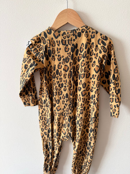 Mini Rodini Long Sleeve Leopard Romper • 9-18 months (80-86cm)