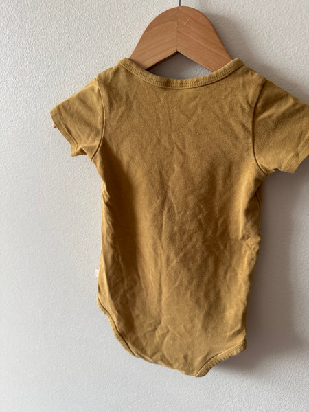 Jax and Lennon Yellow Onesie • 6-12 months