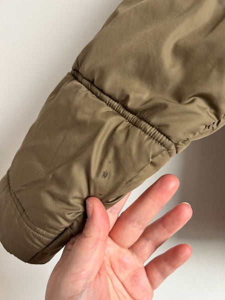 Patagonia Olive and Orange Water Resistant Puffer Jacket • 5-6 years