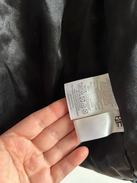 Mini Rodini Blue Leopard Parka Jacket • 4-6 years (104cm)