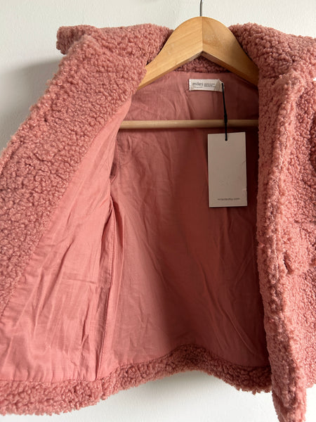 NEW Miles the Label Pink Sherpa • 6-18 months