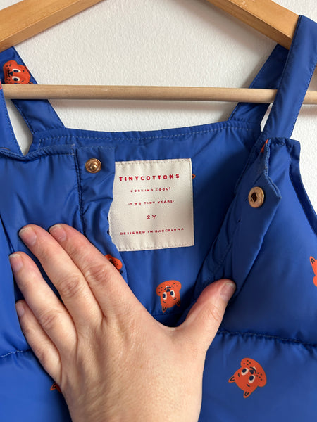 Tiny Cottons Beaver Snow Overalls • 2-3 years
