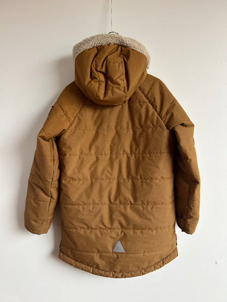 LL Bean Long Brown Sherpa Lined Parka • 8 years