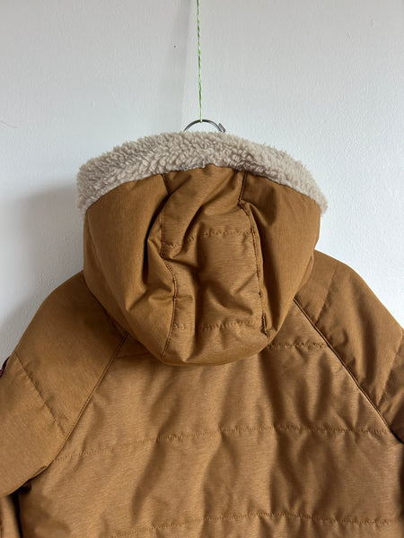 LL Bean Long Brown Sherpa Lined Parka • 8 years