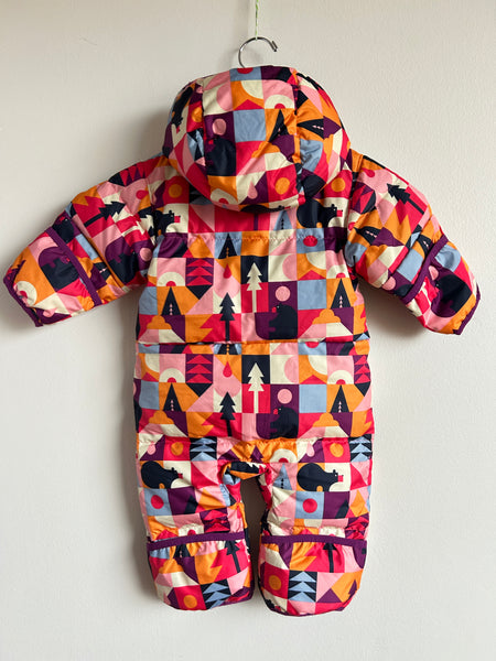 Columbia Pink and Purple Bear Bunting Snowsuit • 3-6 months