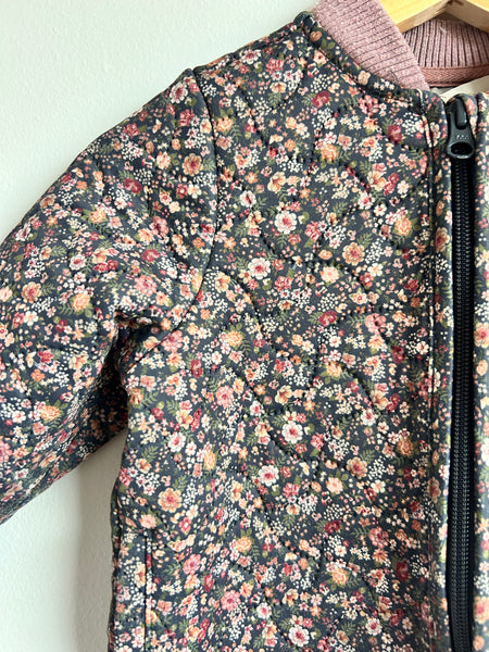 Wheat Quilted Floral Thermowear Floral Jacket • 2 years