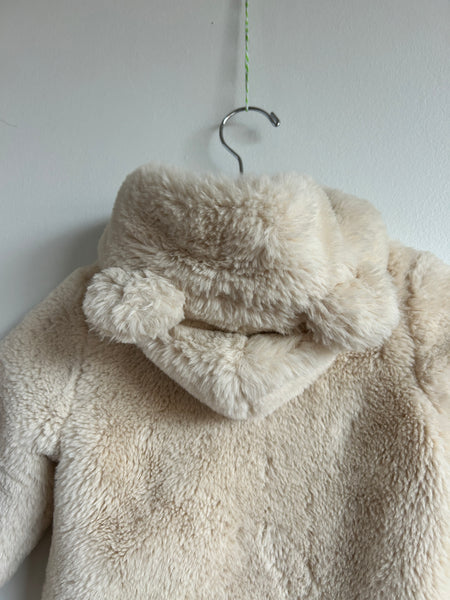 Zara Furry Bear Bunting Suit • 9-12 months