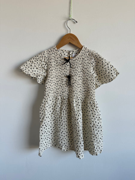Zara Polka Dot Smock Dress • 6 years