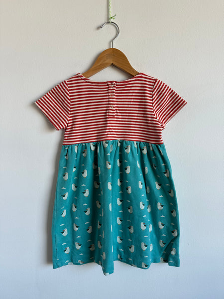 Little Green Radicals Seagull Dress • 4-5 years