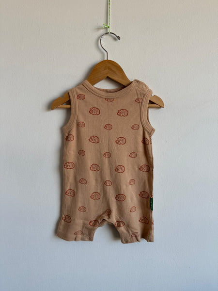 Parade Organics Hedgehog Tank Short Romper • 6-12 months