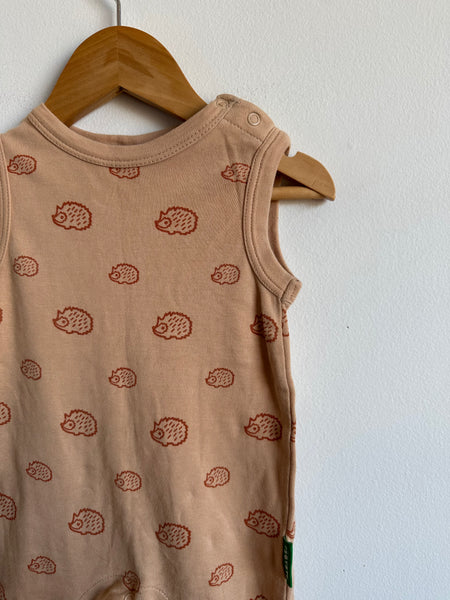 Parade Organics Hedgehog Tank Short Romper • 6-12 months