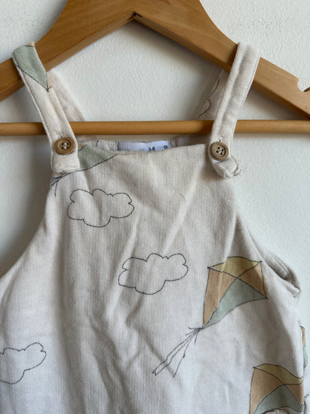 Zara Flying Kite Short Overalls • 3-6 months
