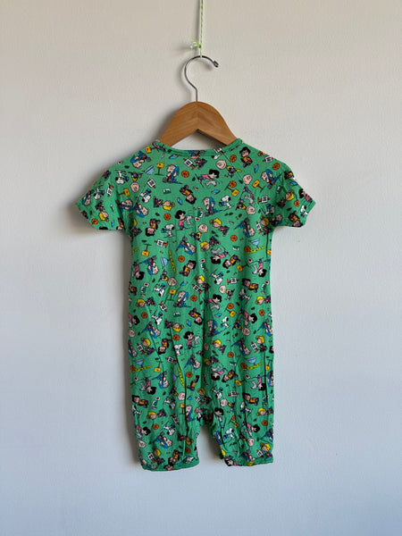 Monarch Peanuts Collection Short Romper • 18-24 months
