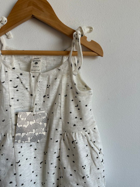 NEW Kate Quinn Star and Moon Tank Romper •  18-24 months