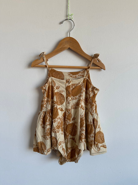 Kate Quinn Sunflower Tank Romper • 2 years