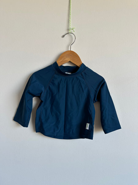 Green Sprout Navy Swim Shirt • 12 months