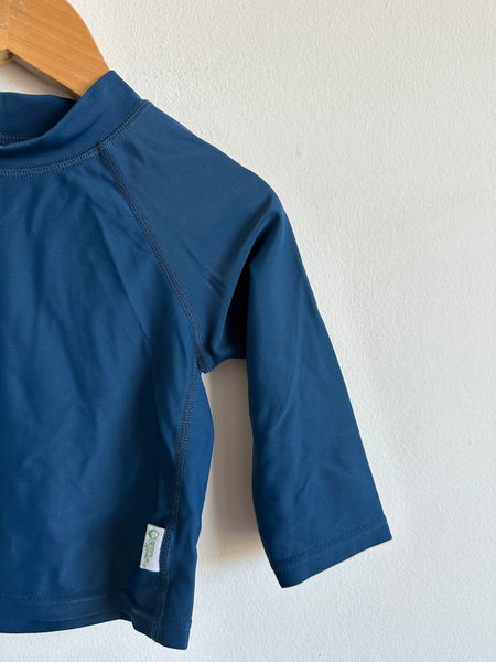 Green Sprout Navy Swim Shirt • 12 months