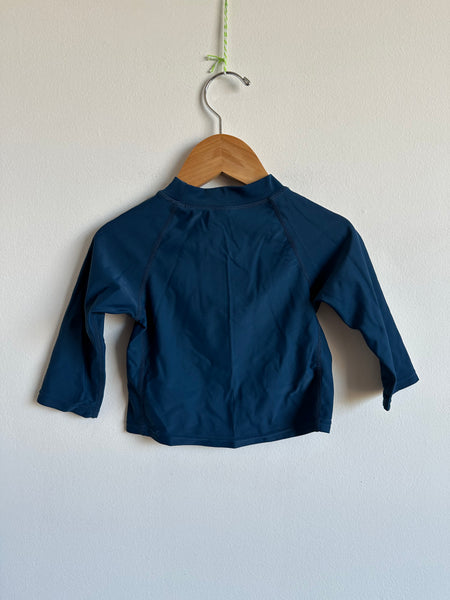 Green Sprout Navy Swim Shirt • 12 months