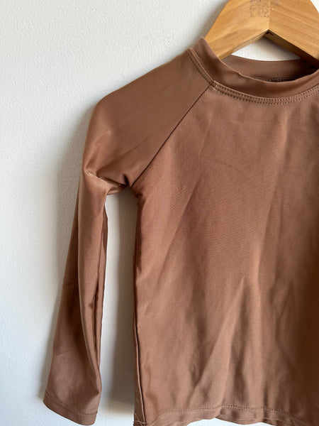 Jamie Kay Brown Swim Shirt • 2 years