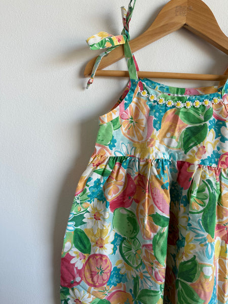 Pink Soda Fruit Tie Dress • 3 years