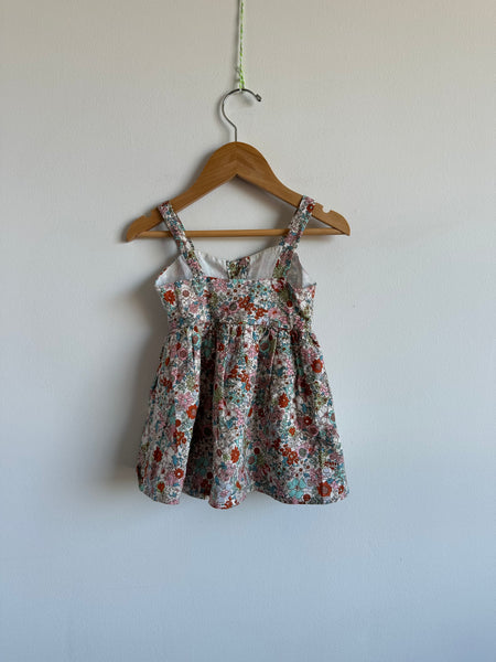 Karibou Floral Button Tank Dress • 1 year