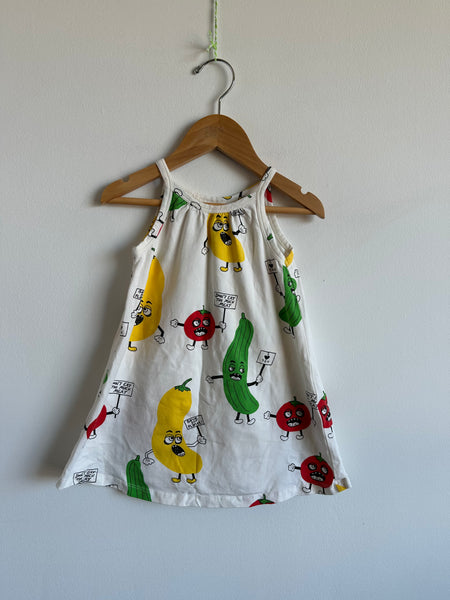 Mini Rodini Vegetable Dress • 1-2 years