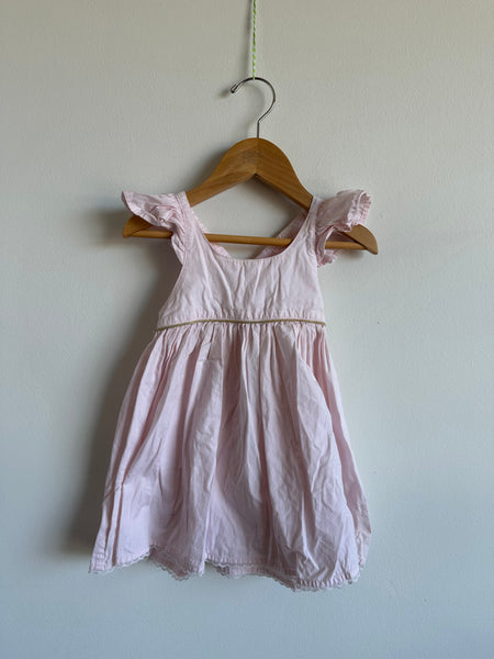 Lacey Lane Pink Flutter Sleeve Dress  2 years