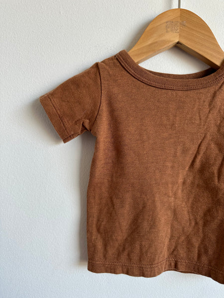 Mini Mioche Brown Tee • 3-6 months