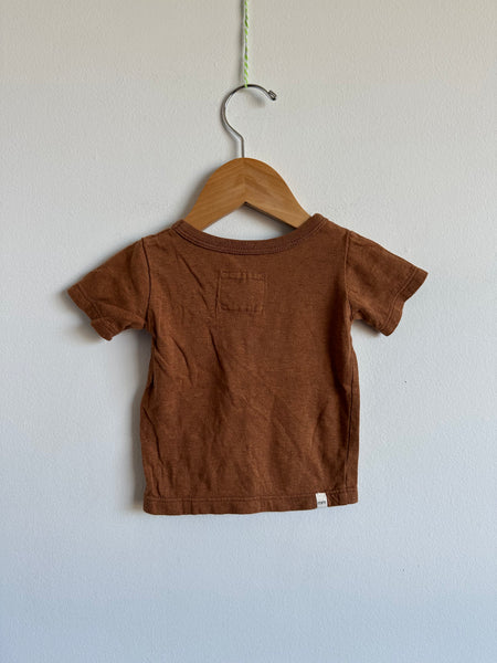Mini Mioche Brown Tee • 3-6 months