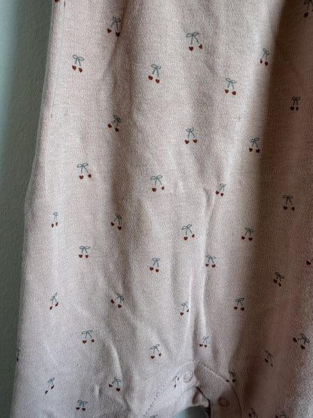 Quincy Mae Cherry Tank Romper • 3-6 months