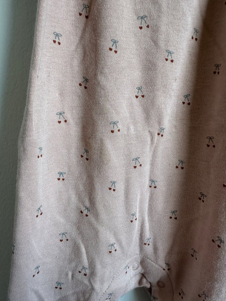 Quincy Mae Cherry Tank Romper • 3-6 months
