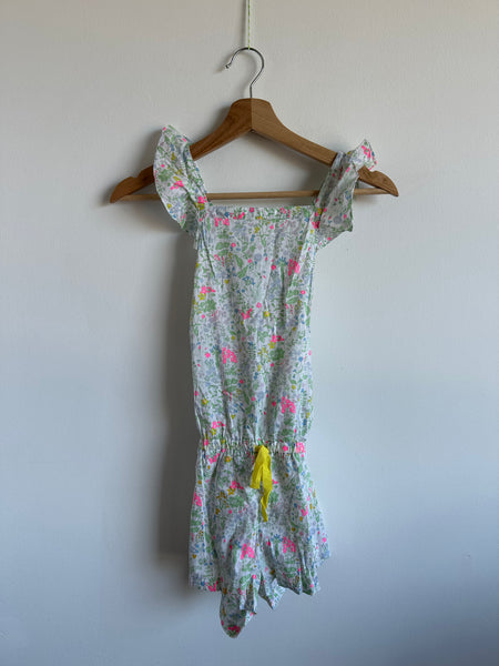 Jacadi Floral Romper • 4 years
