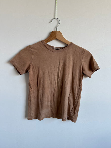 Petits Vilains Brown Tee • 8-9 years