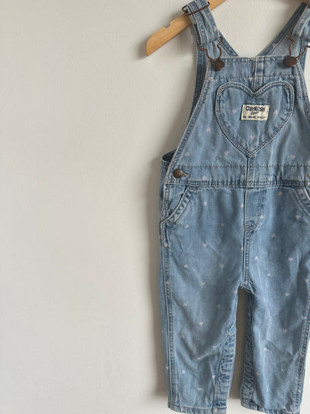 OshKosh Heart Overalls • 18 months