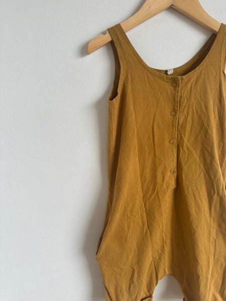 Gray Label Mustard Tank Short romper • 2-3 years