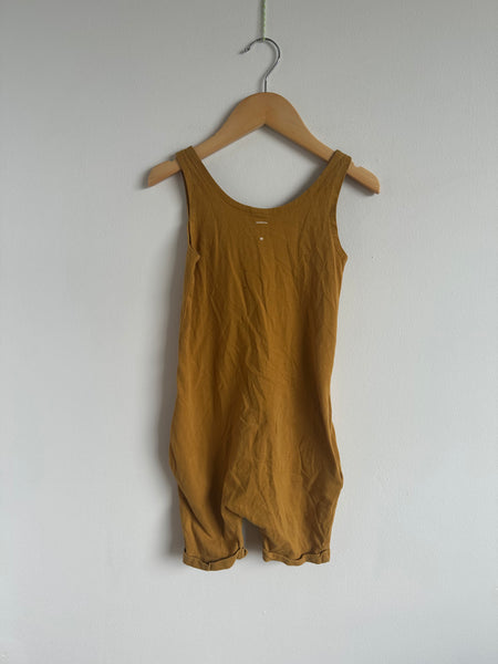 Gray Label Mustard Tank Short romper • 2-3 years