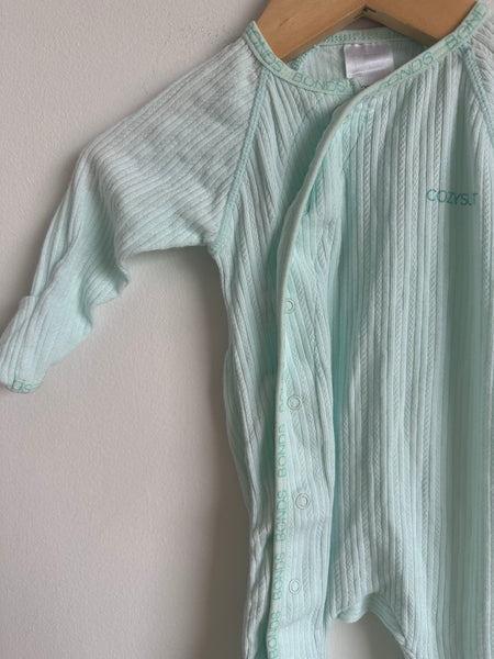 Bonds Light Teal Footed Sleeper • 0-3 months